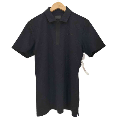 ブリーフィング BRIEFING SH MS BIAS LOGO HALF ZIP SHIRT バイアスロゴ ハーフジップ メンズ JPN:M