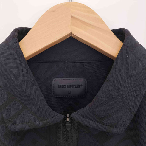 ブリーフィング BRIEFING SH MS BIAS LOGO HALF ZIP SHIRT バイアスロゴ ハーフジップ メンズ JPN:M