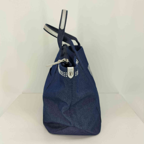 ランバンコレクション LANVIN COLLECTION SYLVIA シルヴィア ラインストーン デニムハンドバッグ レディース