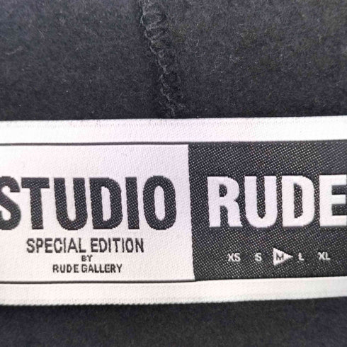 STUDIO RUDE バンドプリント ジップアップ パーカー メンズ JPN:M