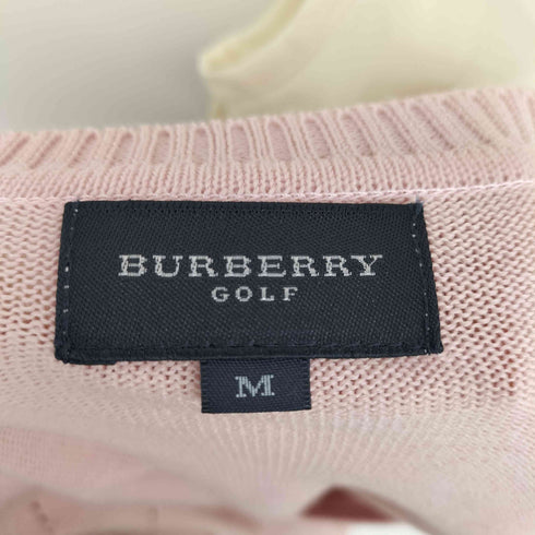 バーバリーゴルフ BURBERRY GOLF アーガイル Vネックニット アンサンブル レディース import:M