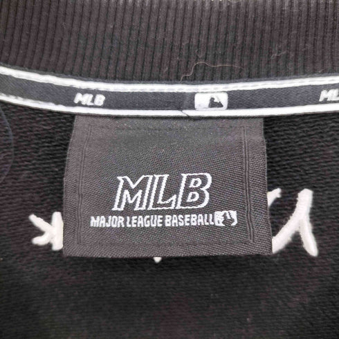 エムエルビー MLB ベースボール チーム ロゴ 刺繍 クルーネック スウェット メンズ import:L