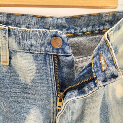 ラングラー Wrangler 90s 936PWD ブーツジップ ブリーチ加工デニムパンツ メンズ 32×30