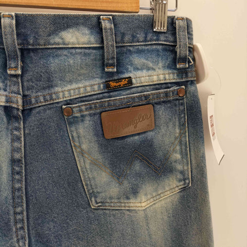 ラングラー Wrangler 90s 936PWD ブーツジップ ブリーチ加工デニムパンツ メンズ 32×30