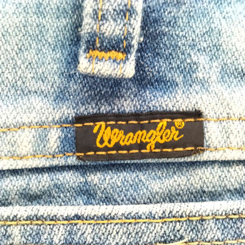 ラングラー Wrangler 90s 936PWD ブーツジップ ブリーチ加工デニムパンツ メンズ 32×30