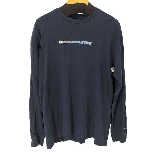 ナイキ NIKE 00s USA製 フロント刺繍 スウォッシュ L/S Tシャツ メンズ JPN:L