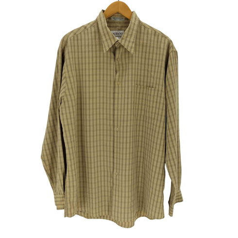アルファニ ALFANI 韓国製 レギュラーカラーチェックシャツ メンズ import:L