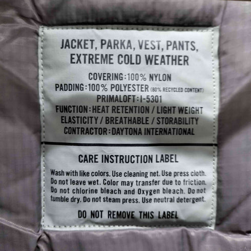 フリークスストア FREAKS STORE PRIMALOFT VEST 中綿ベスト メンズ JPN:S