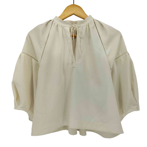 ビューティーアンドユースユナイテッドアローズ BEAUTY & YOUTH UNITED ARROWS 24SS Vネック ボリュームスリーブ トップス レディース