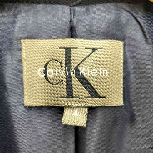 カルバンクライン CALVIN KLEIN 3B ウール テーラード ジャケット レディース US:4