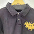 ポロバイラルフローレン Polo by RALPH LAUREN CUSTOM FIT フロント刺繍 S/S ポロシャツ メンズ import:M