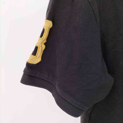ポロバイラルフローレン Polo by RALPH LAUREN CUSTOM FIT フロント刺繍 S/S ポロシャツ メンズ import:M