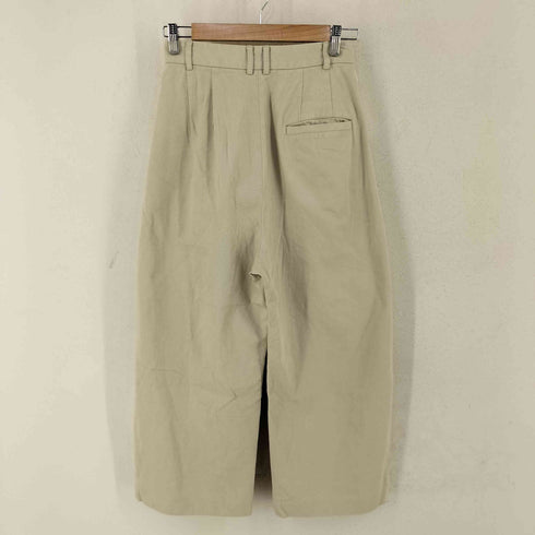ロクビューティーアンドユースユナイテッドアローズ 6 BEAUTY & YOUTH UNITED ARROWS コットンレーヨン タックパンツ レディース 32