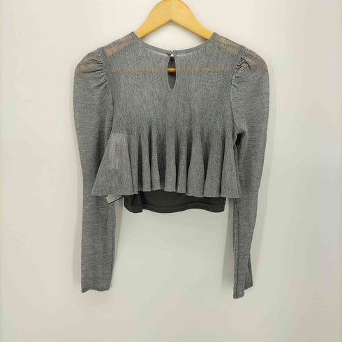 スナイデル snidel 24SS ペプラムクロップドトップス レディース ONE SIZE