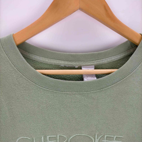 チェロキー Cherokee 刺繍 クルーネックスウェット メンズ JPN:XL