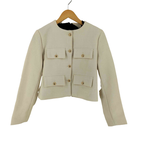 TRAFZA クロップドツイードジャケット レディース import:S
