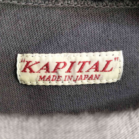 キャピタル KAPITAL 25SS 天竺クルーT LIGHTNING ピアノpt レディース import:XS