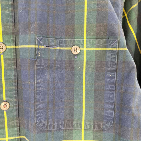 ポロバイラルフローレン Polo by RALPH LAUREN ブラックウォッチ L/Sチェックシャツ メンズ import:M