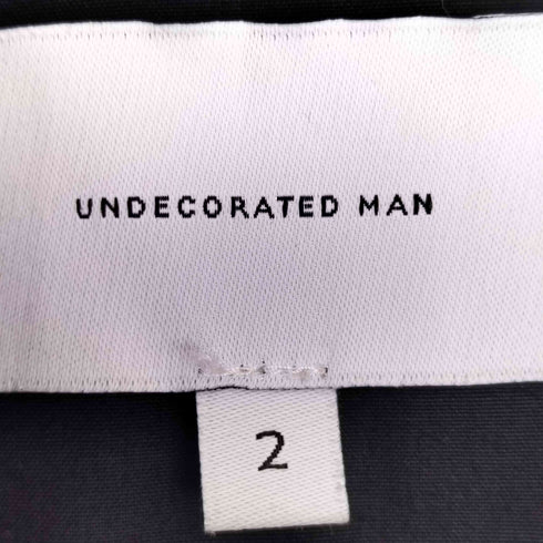 アンデコレイテッドマン undecorated MAN Water repellent cotton trench メンズ JPN:2