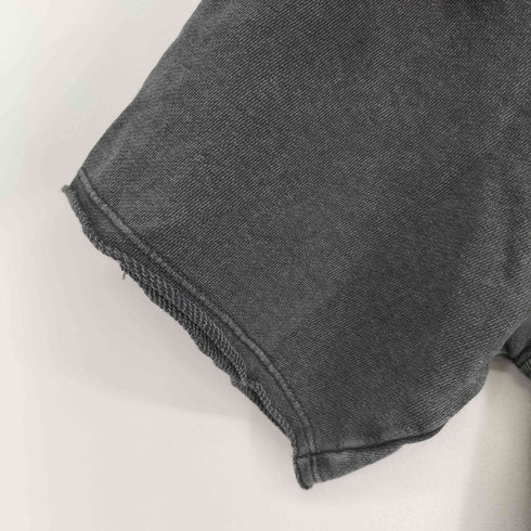 ザラ ZARA SHORT SLEEVE RIB PLUSH SWEATSHIRT レディース US L