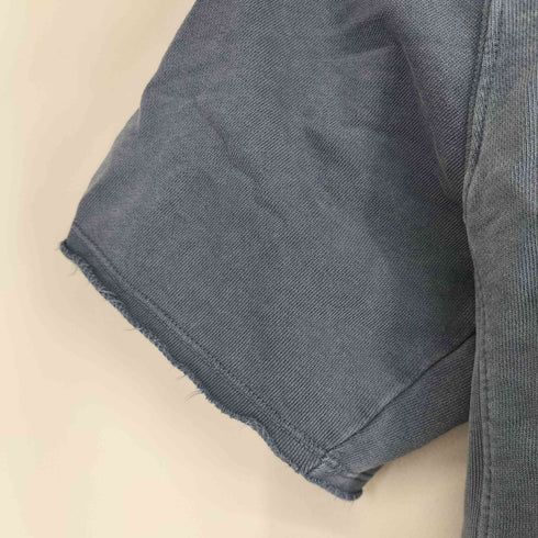 ザラ ZARA SHORT SLEEVE RIB PLUSH SWEATSHIRT レディース US L