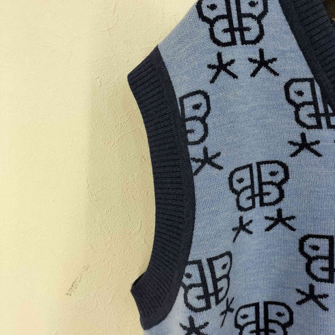 アベイシングエイプ A BATHING APE BAPY MONOGRAM KNIT VEST レディース import:XS