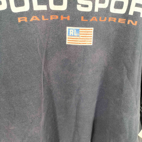 ポロバイラルフローレン Polo by RALPH LAUREN USA製 POLO SPORT クルーネックTシャツ メンズ import:XL