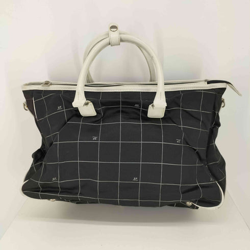 クレージュ courreges チェック ボストンバッグ レディース