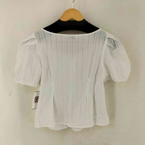 STEP AROUND TUCK DETAIL PUFF BLOUSE レディース FREE