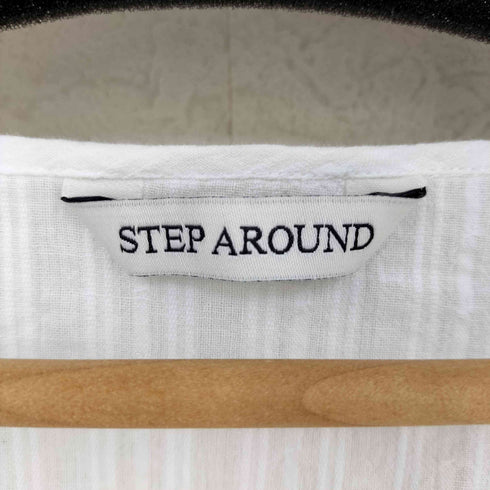 STEP AROUND TUCK DETAIL PUFF BLOUSE レディース FREE