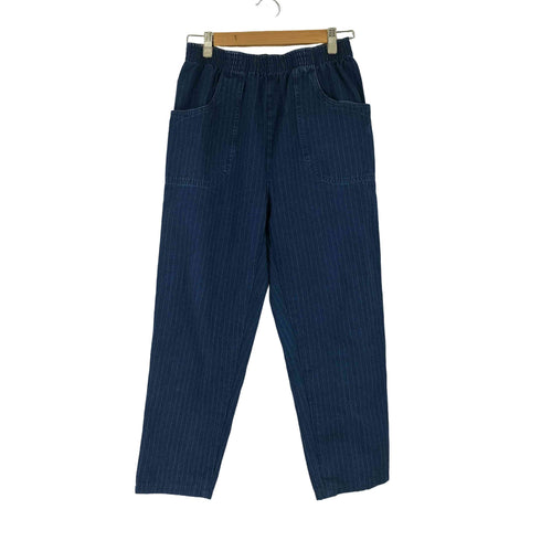 CASCADE BLUE ストライプ イージーパンツ メンズ 6 short
