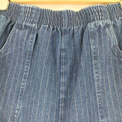 CASCADE BLUE ストライプ イージーパンツ メンズ 6 short