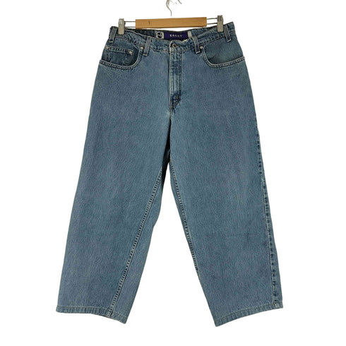 リーバイス Levis 90s USA製 BAGGY シルバータブ デニムパンツ メンズ 34X32