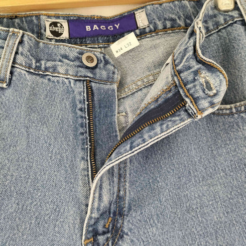 リーバイス Levis 90s USA製 BAGGY シルバータブ デニムパンツ メンズ 34X32
