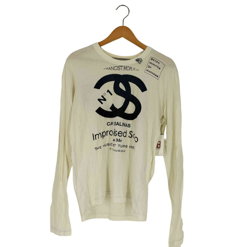 フランシストモークス FranCisT_MOR.K.S ラインストーン ロゴプリント ロングスリーブTシャツ メンズ JPN:3