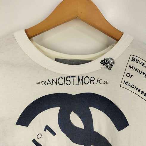 フランシストモークス FranCisT_MOR.K.S ラインストーン ロゴプリント ロングスリーブTシャツ メンズ JPN:3
