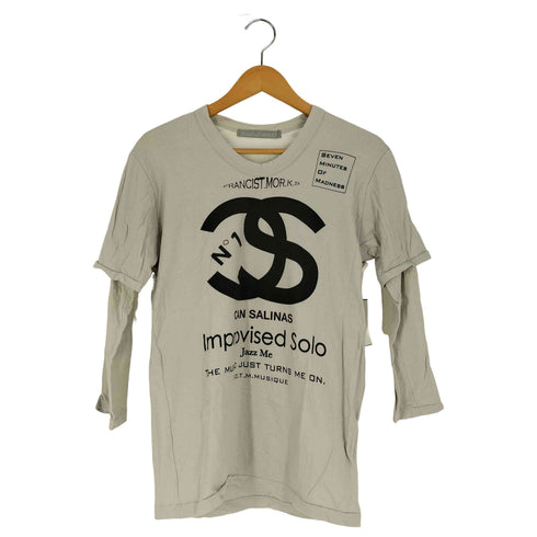 フランシストモークス FranCisT_MOR.K.S ロゴプリント レイヤード Tシャツ メンズ JPN:3