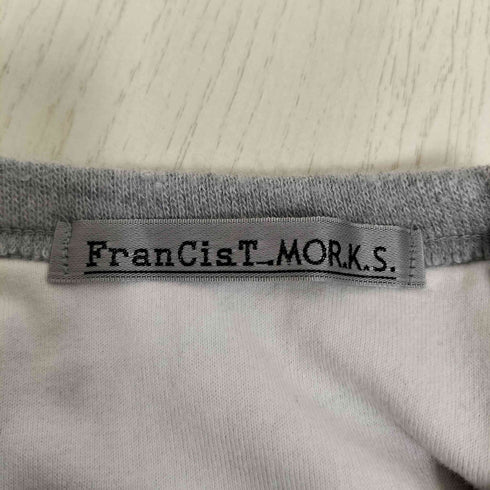 フランシストモークス FranCisT_MOR.K.S ロゴ ラインストーン クルーネックニット メンズ JPN:3