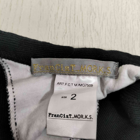 フランシストモークス FranCisT_MOR.K.S フロント ビーズ装飾 タンクトップ メンズ JPN:2