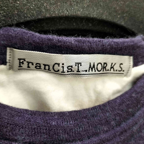 フランシストモークス FranCisT_MOR.K.S ラインストーン装飾 クルーネックニット メンズ JPN:2