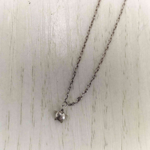 イーエム e.m. SILVER 刻印 クリアスターネックレス レディース