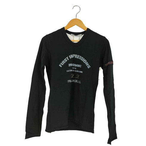 フランシストモークス FranCisT_MOR.K.S ロゴ ラインストーン プリント ロングスリーブTシャツ メンズ JPN:1