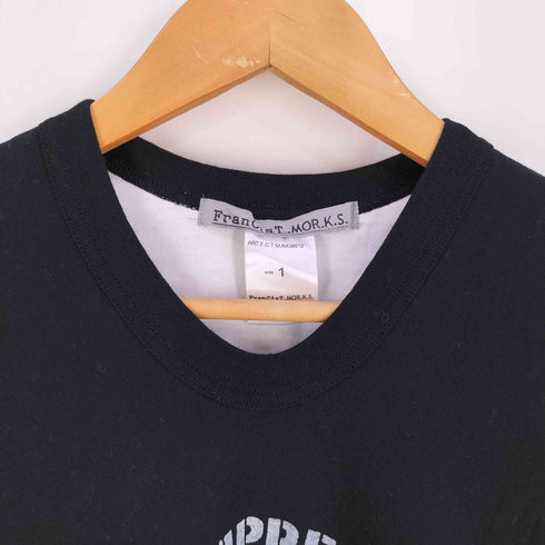 フランシストモークス FranCisT_MOR.K.S ロゴ ラインストーン プリント ロングスリーブTシャツ メンズ JPN:1