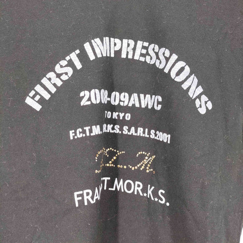 フランシストモークス FranCisT_MOR.K.S ロゴ ラインストーン プリント ロングスリーブTシャツ メンズ JPN:1