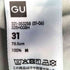 ジーユー GU バレルレッグジーンズ+EC(丈長め80.0cm) メンズ 31