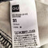 ジーユー GU バレルレッグジーンズ+EC(丈長め80.0cm) メンズ 31