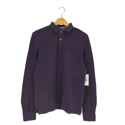 イレブンティ eleventy イタリア製 鹿の子 ロングスリーブ ポロシャツ メンズ