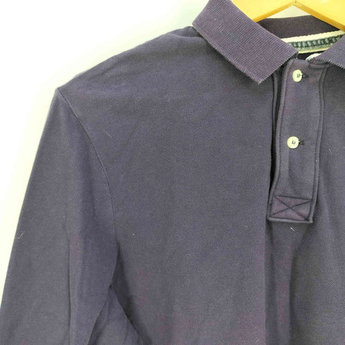 イレブンティ eleventy イタリア製 鹿の子 ロングスリーブ ポロシャツ メンズ