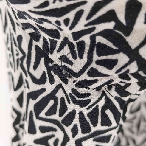 ザラ ZARA PRINTED MIDI DRESS 総柄 ギャザー ワンピース レディース import:S