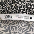 ザラ ZARA PRINTED MIDI DRESS 総柄 ギャザー ワンピース レディース import:S